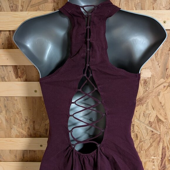 ZhenNymph Purple Corset Bohemian Top M/L - Picture 3 of 3